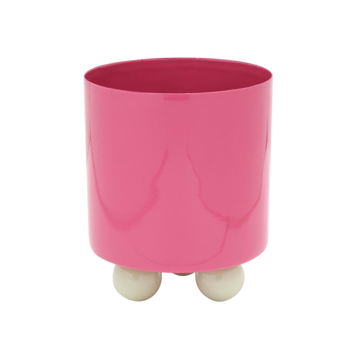 Present Time bloempot Double Funky Small - roze - Ø16cm