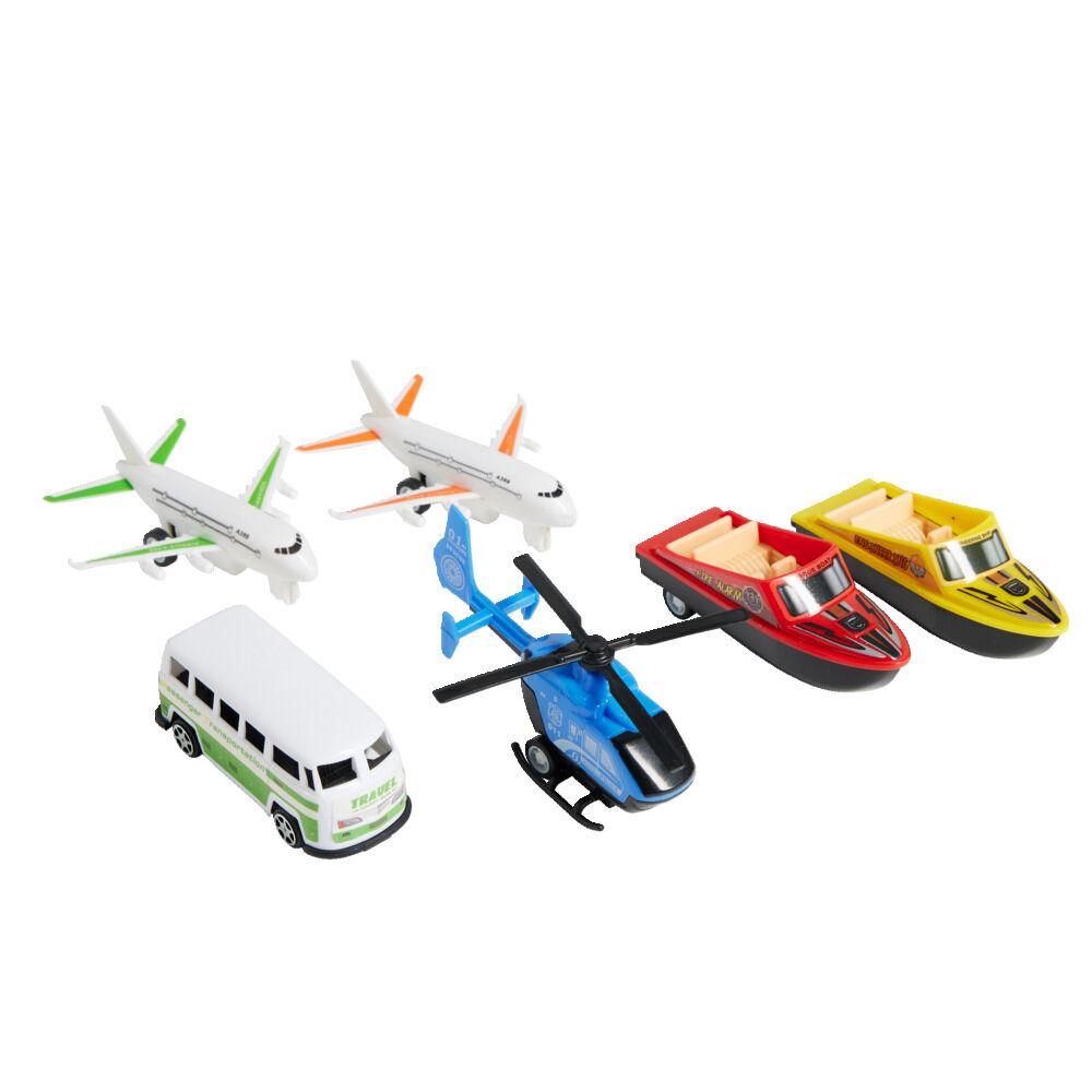 Kit 5 véhicules de transport