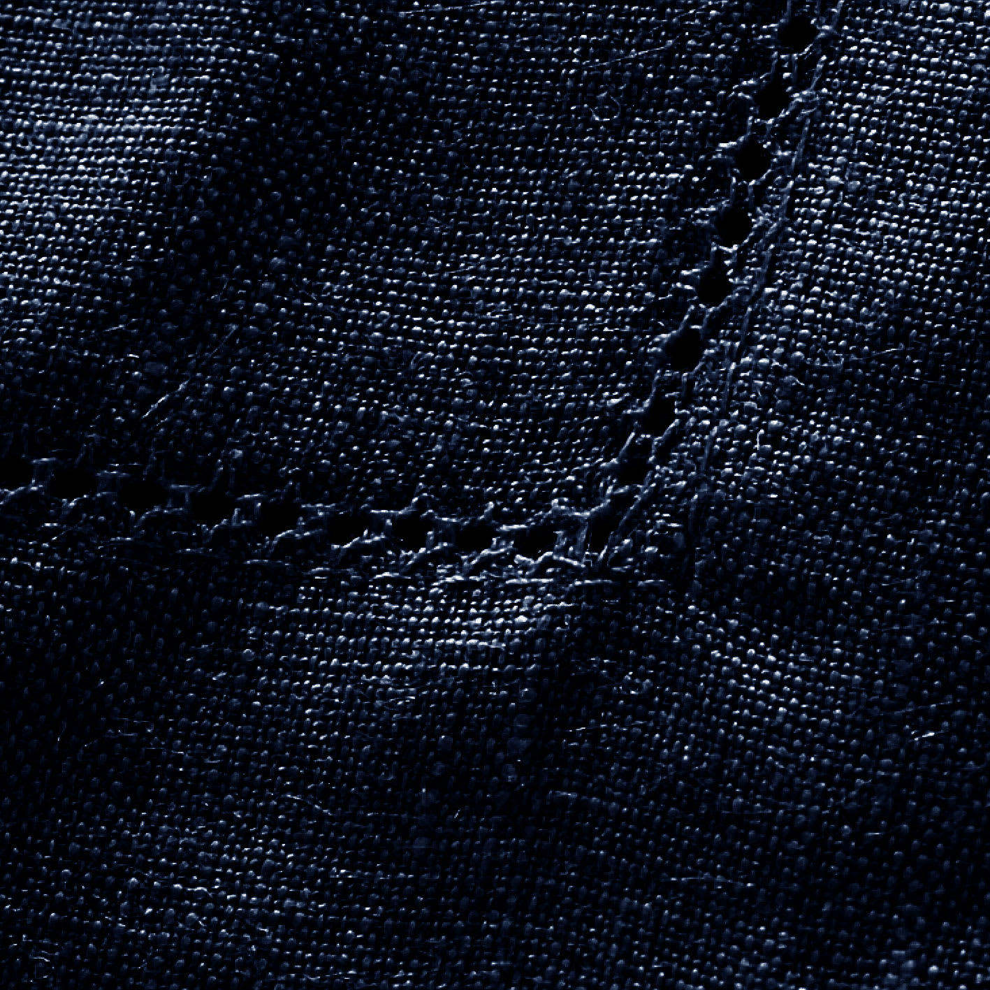 FLORENCE - Serviette de table en lin bleu 50x50