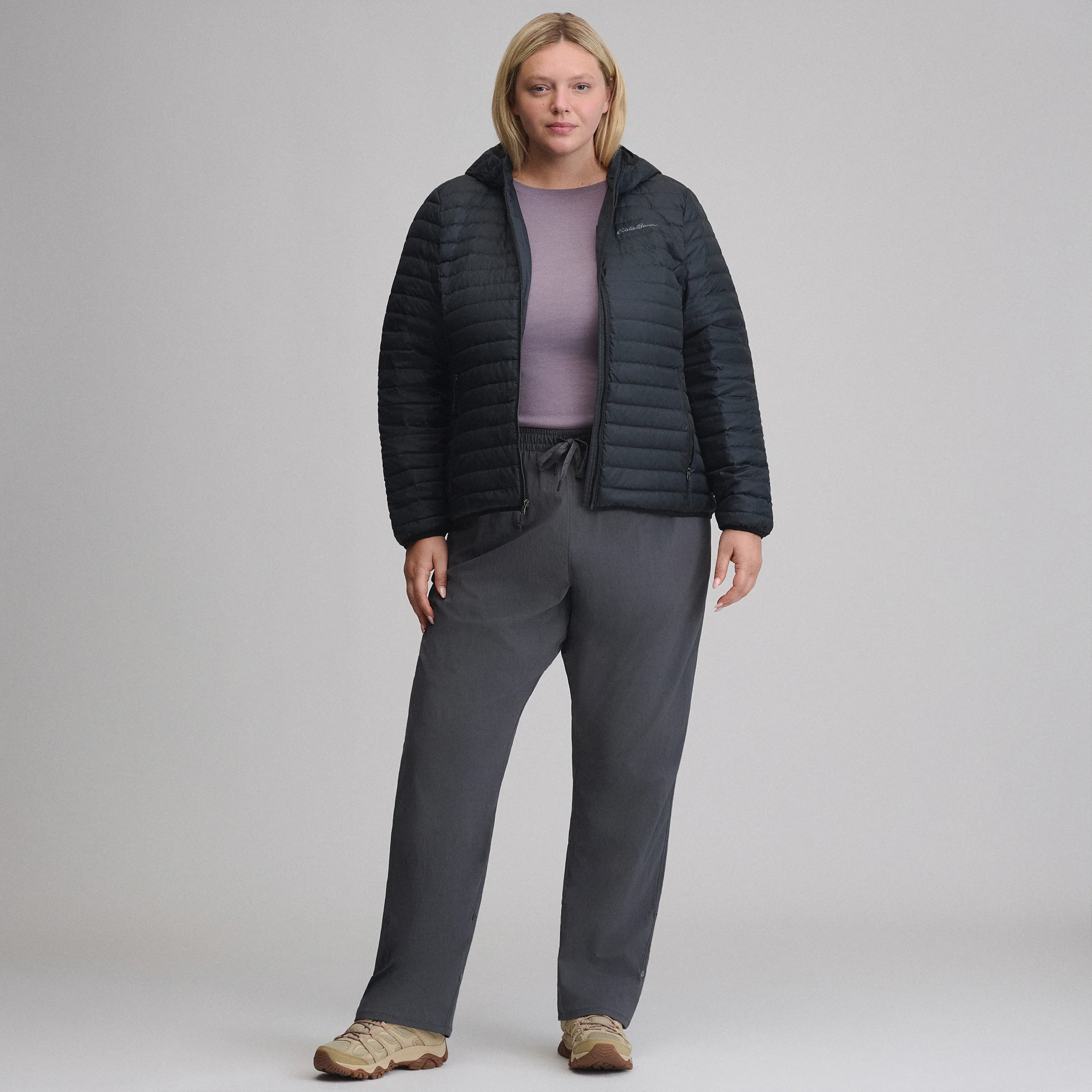 Women's Microlight Hooded Down Jacket
