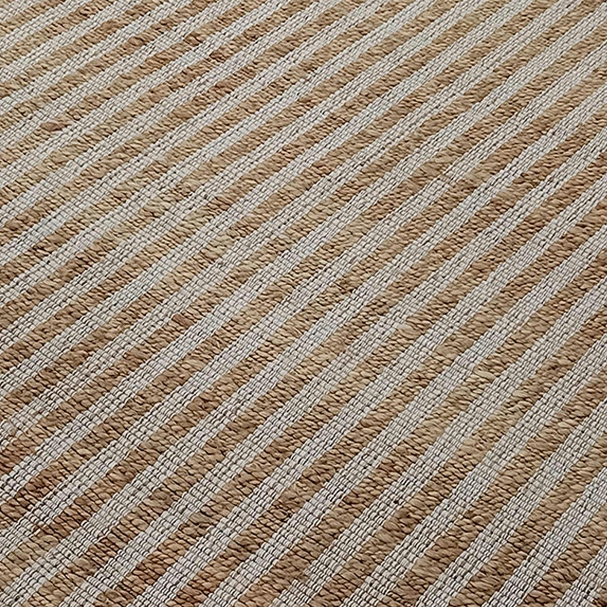 VERTYJUTE - Tapis jute en jute beige 120x170