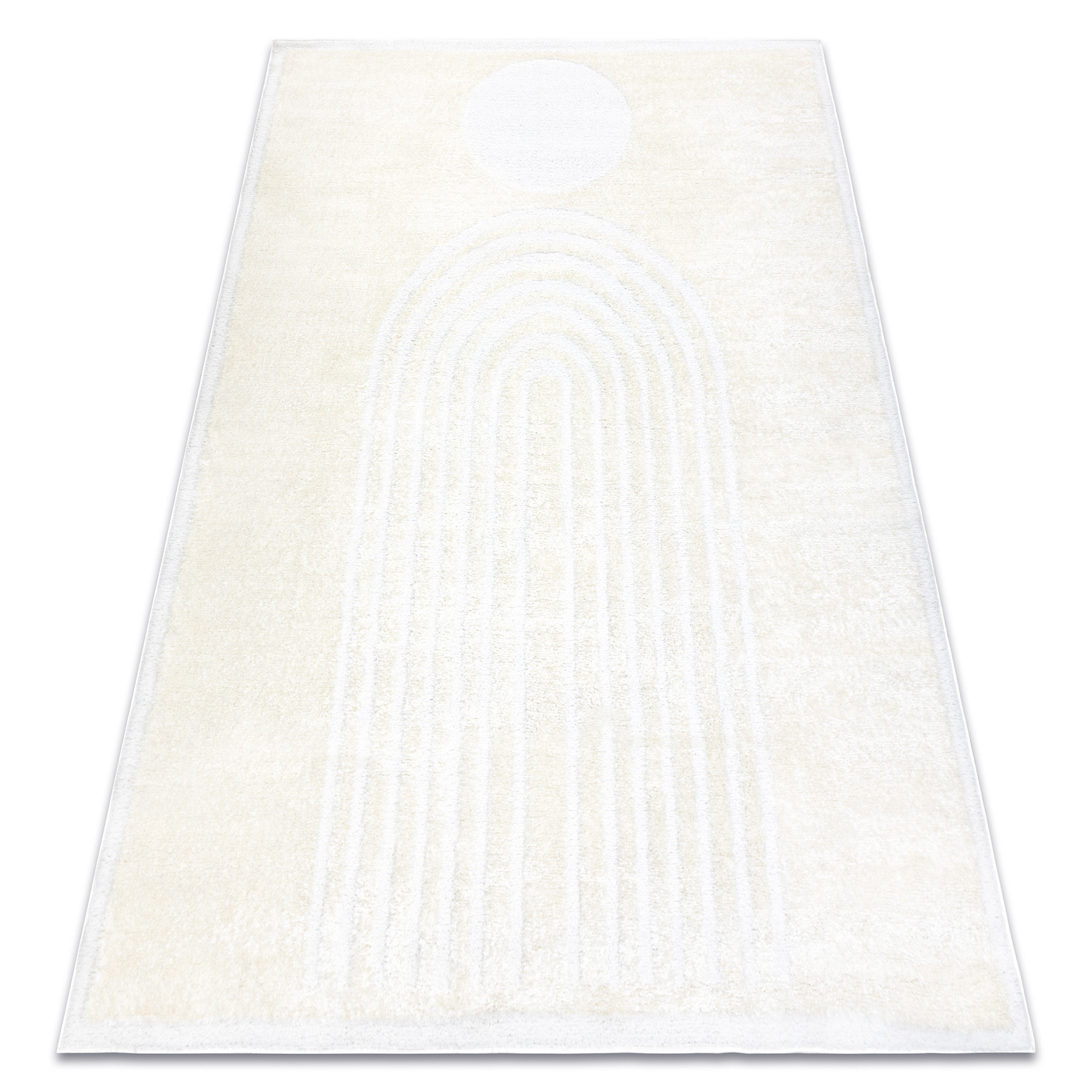 Dywan MODE 8597 geometryczny krem 80x150 cm