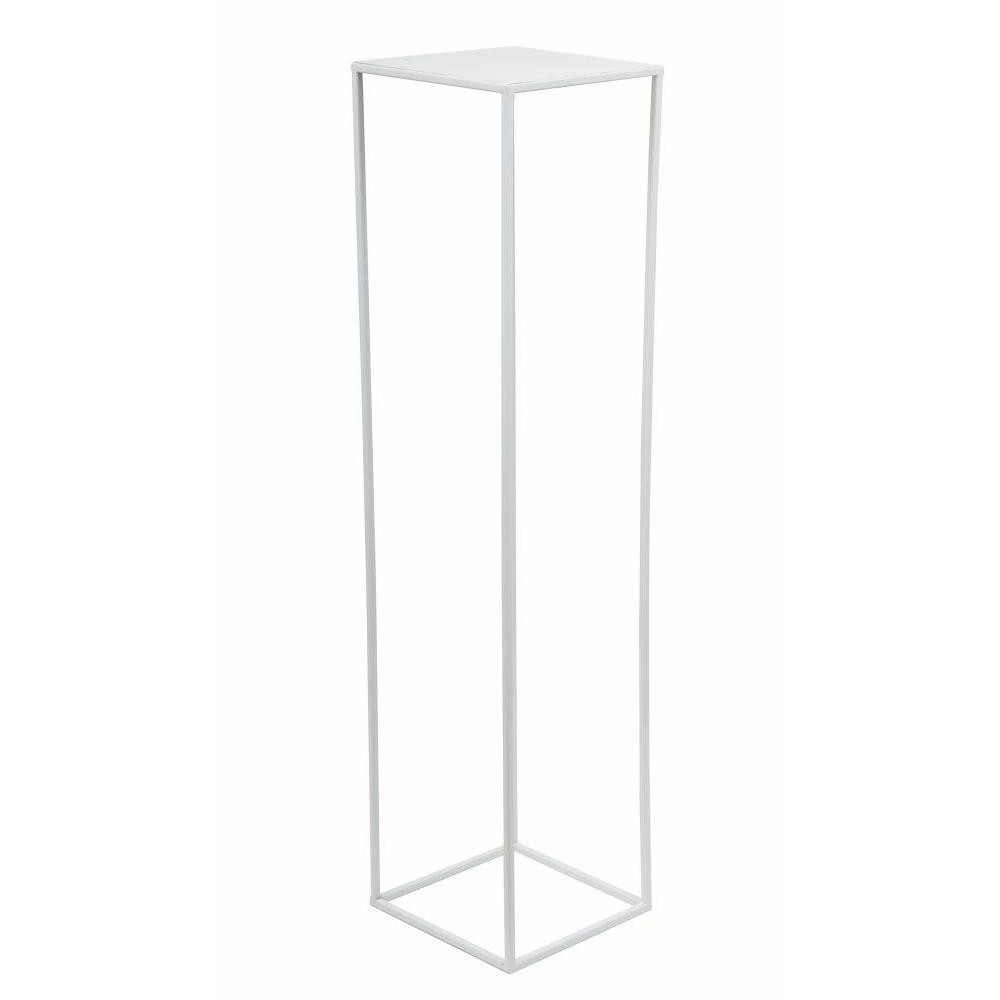 Biały nowoczesny kwietnik stojący 100 cm LOFT