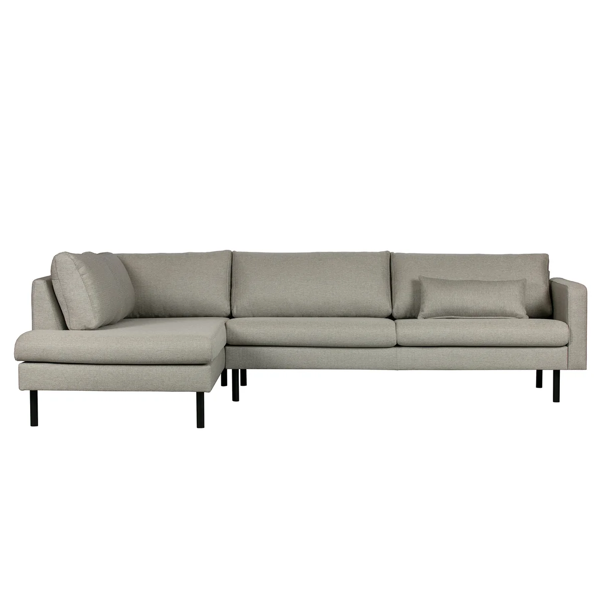 Nuuck - Mette Ecksofa, 282 x 92 cm, Recamiere rechts, hellgrau