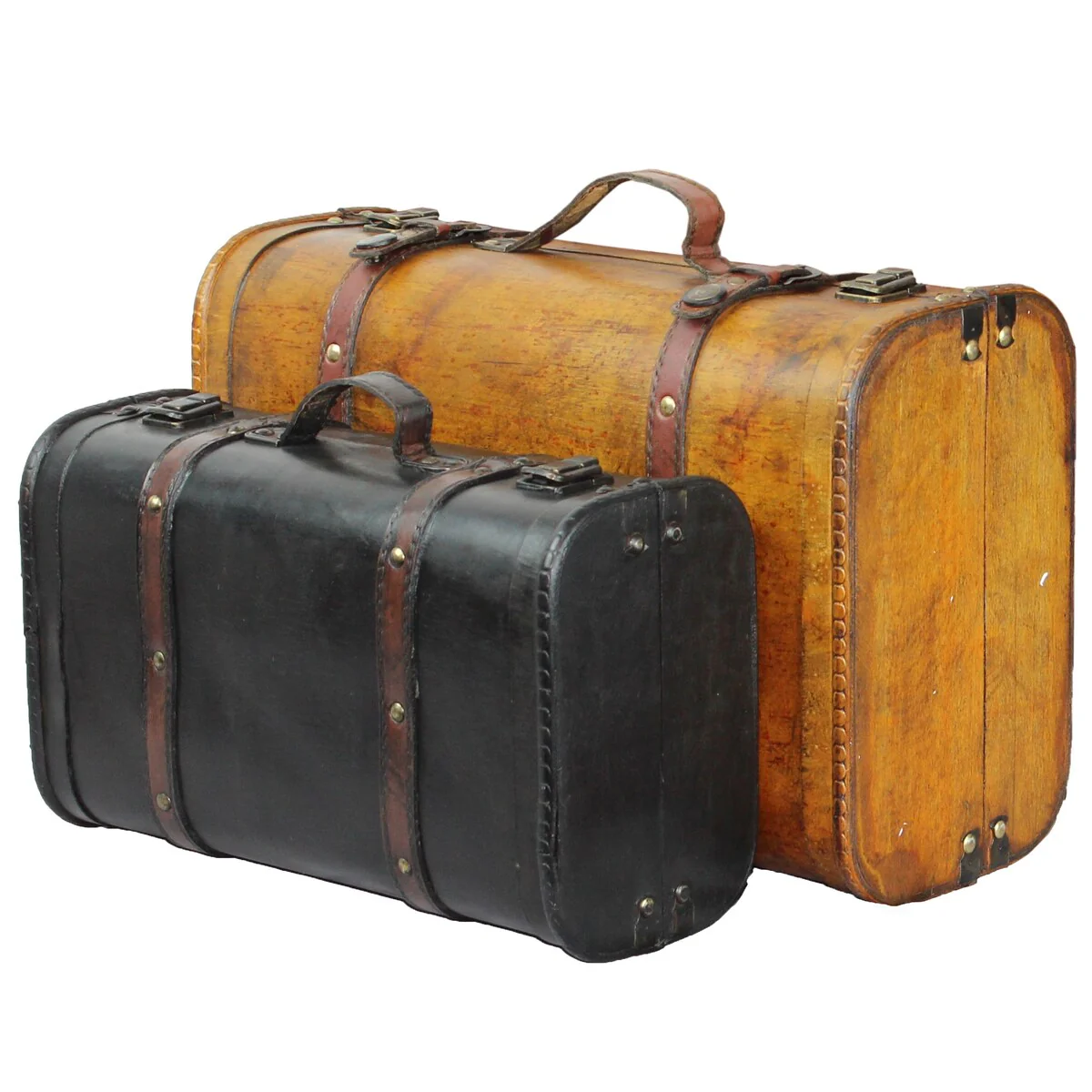 Carbon Loft Lochhead Vintage Decorative Suitcase (Set of 3)