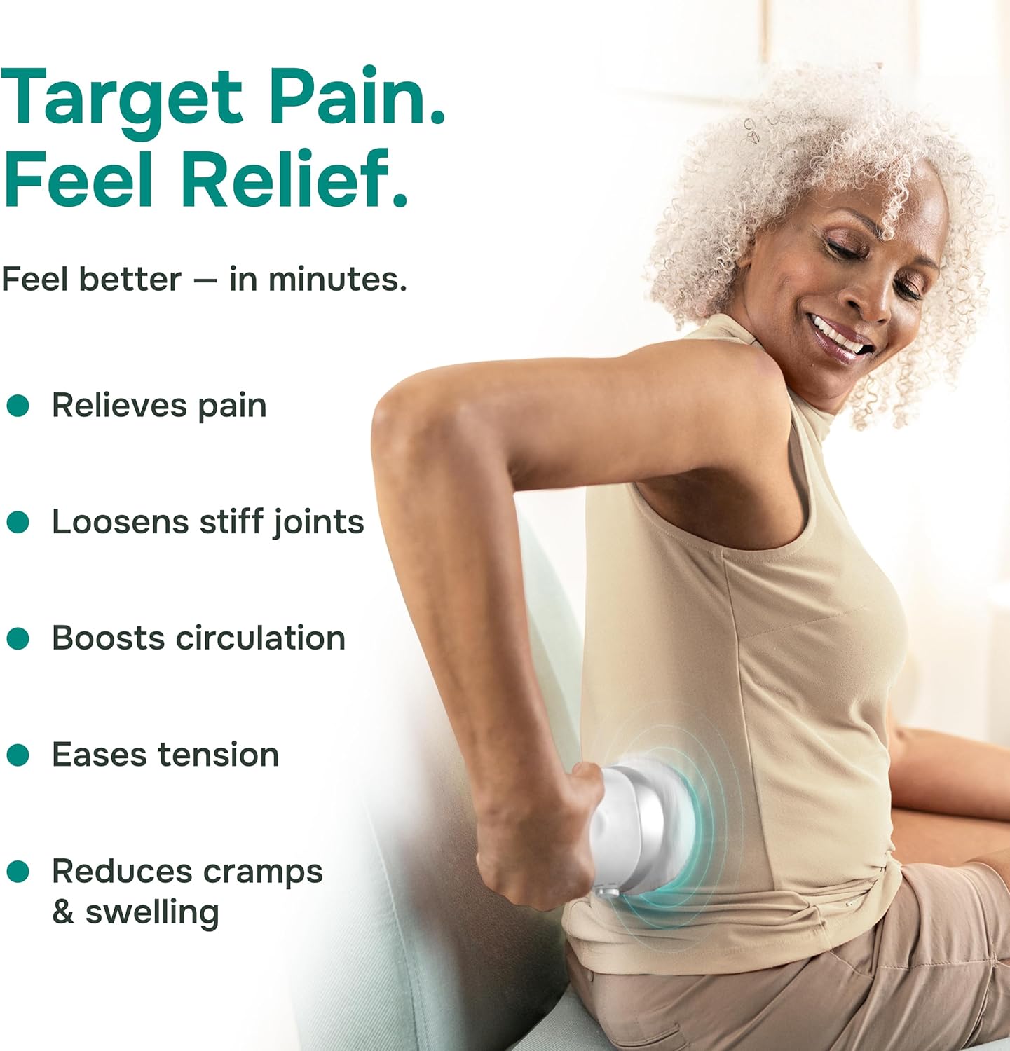 Vibro Sculpt Relief Bundle – Handheld Massager for Muscle & Joint Comfort with Relief Gel & Capsules, At-Home Massage Device for Full-Body Relaxation & Daily Wellness Support