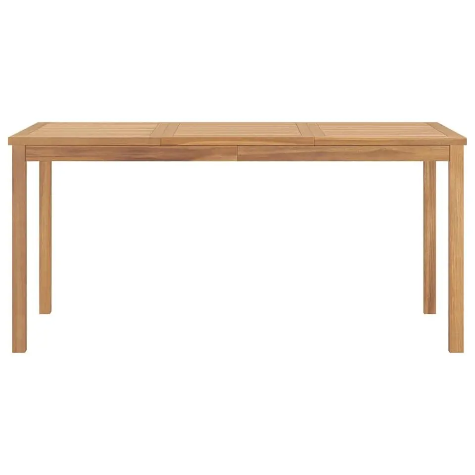 vidaXL - Tuintafel - Bruin - Teakhout - 160 x 80 x 77 cm