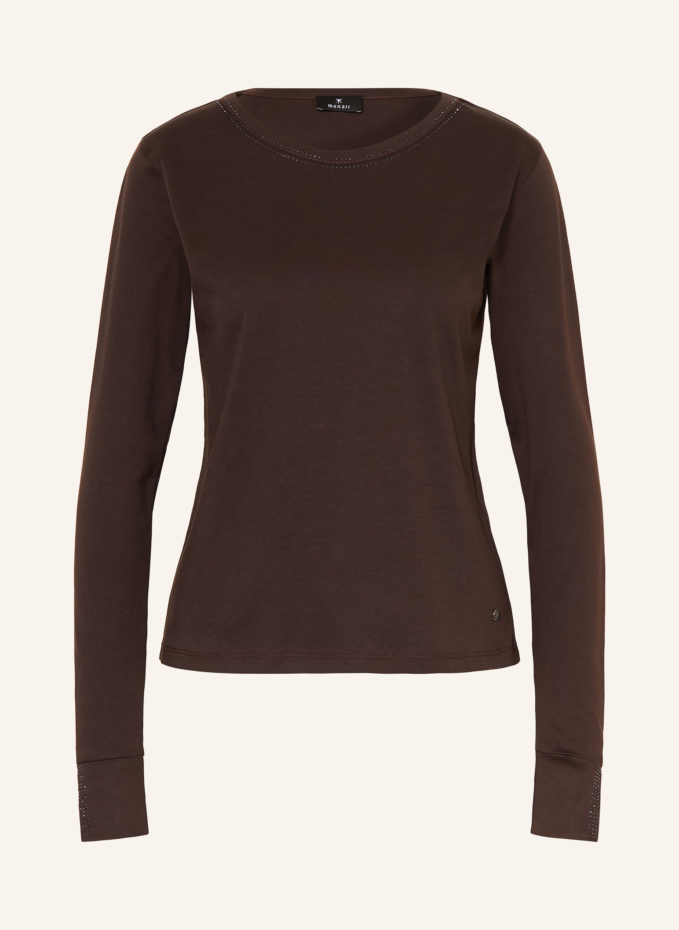 monari Longsleeve mit Schmucksteinen