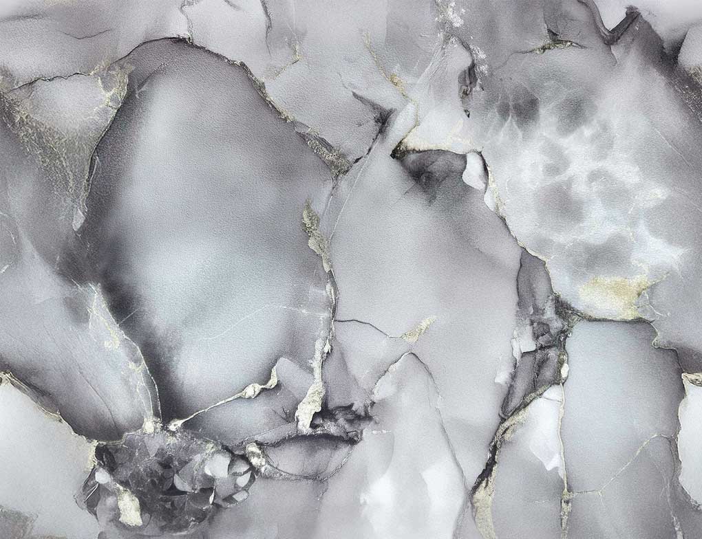 Selbstklebende Vliestapete Marmor Grau
