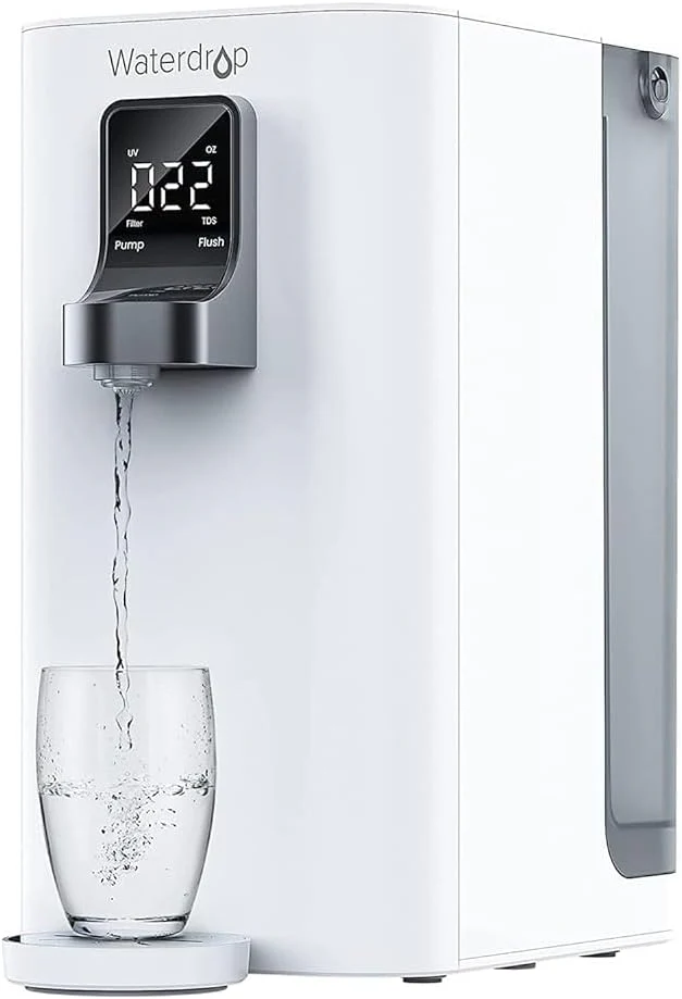 4-Stage Countertop RO Water Filter System, 3:1 Pure to Drain, BPA-Free, No Installation Needed