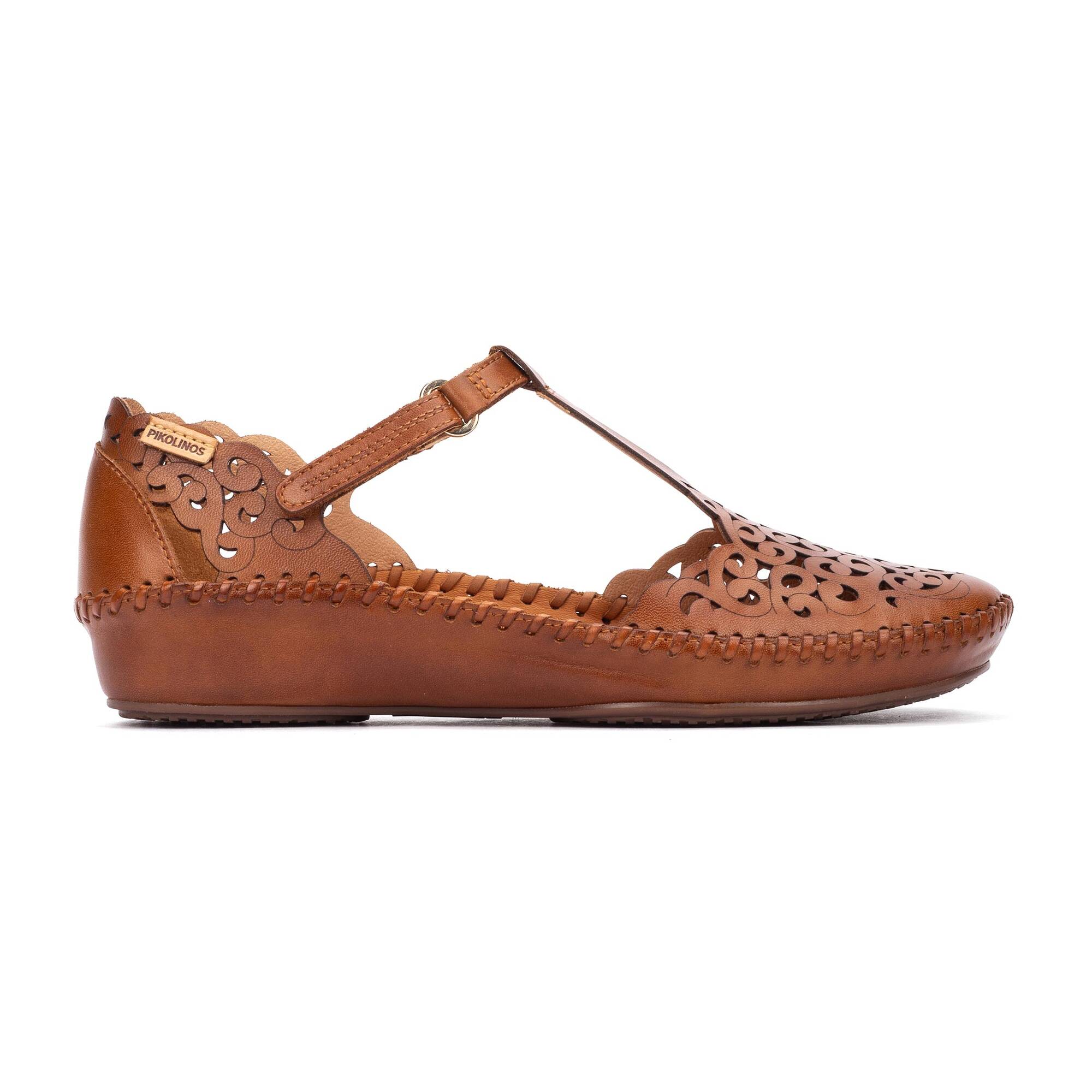 P. VALLARTA - Zapato semiabierto con cierre adherente para mujer