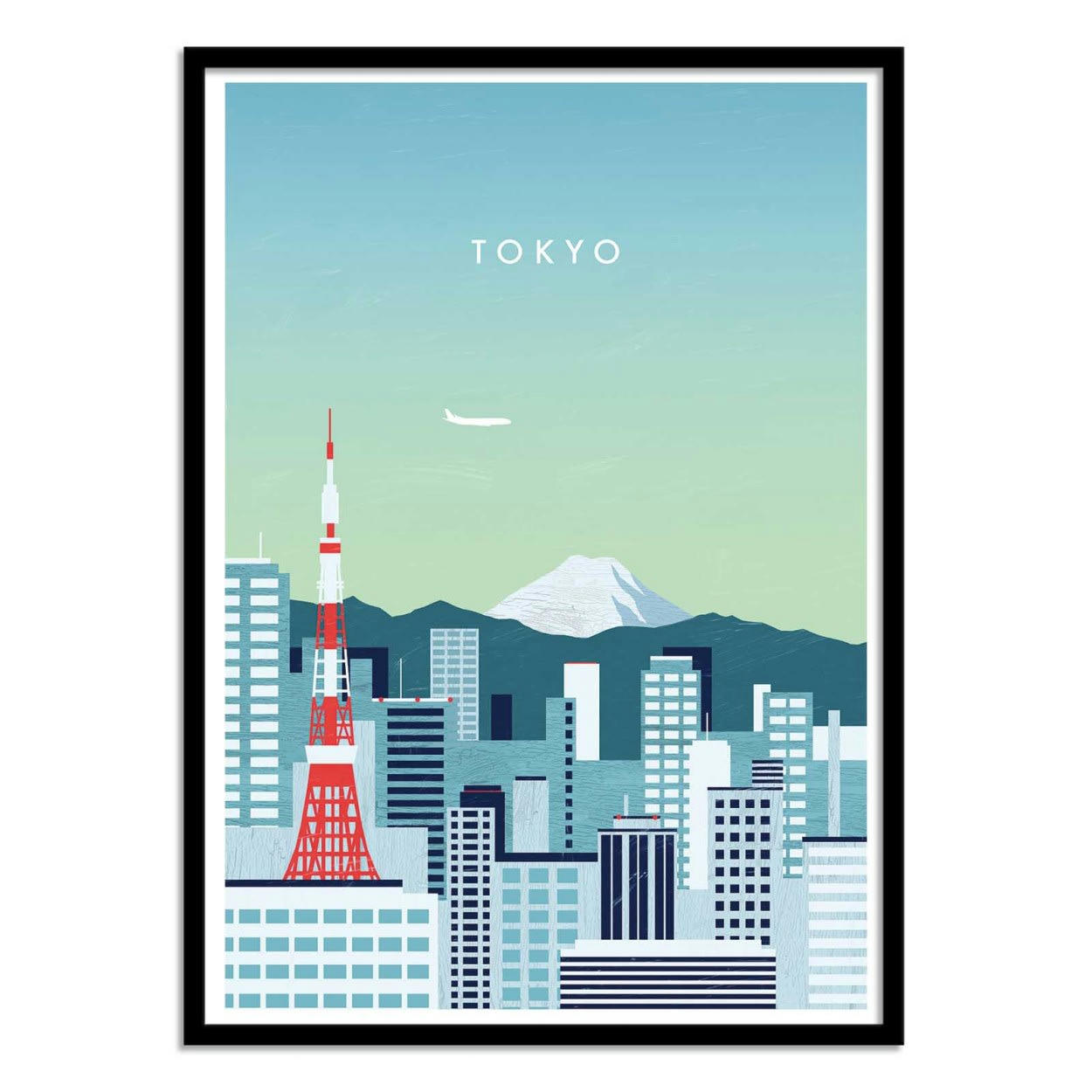 KATINKA REINKE - TOKYO - Affiche d'art 50 x 70 cm