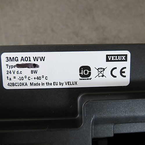 MOTEUR OUVERTURE FENETRE INTEGRA IO V21 VELUX