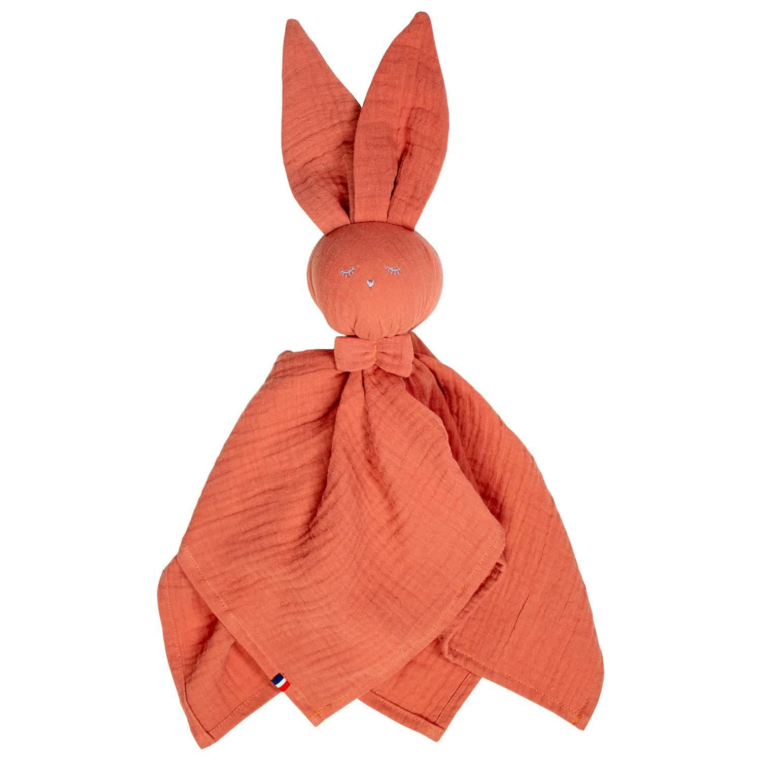 JEANNE - Doudou plat  Lapin personnalisable