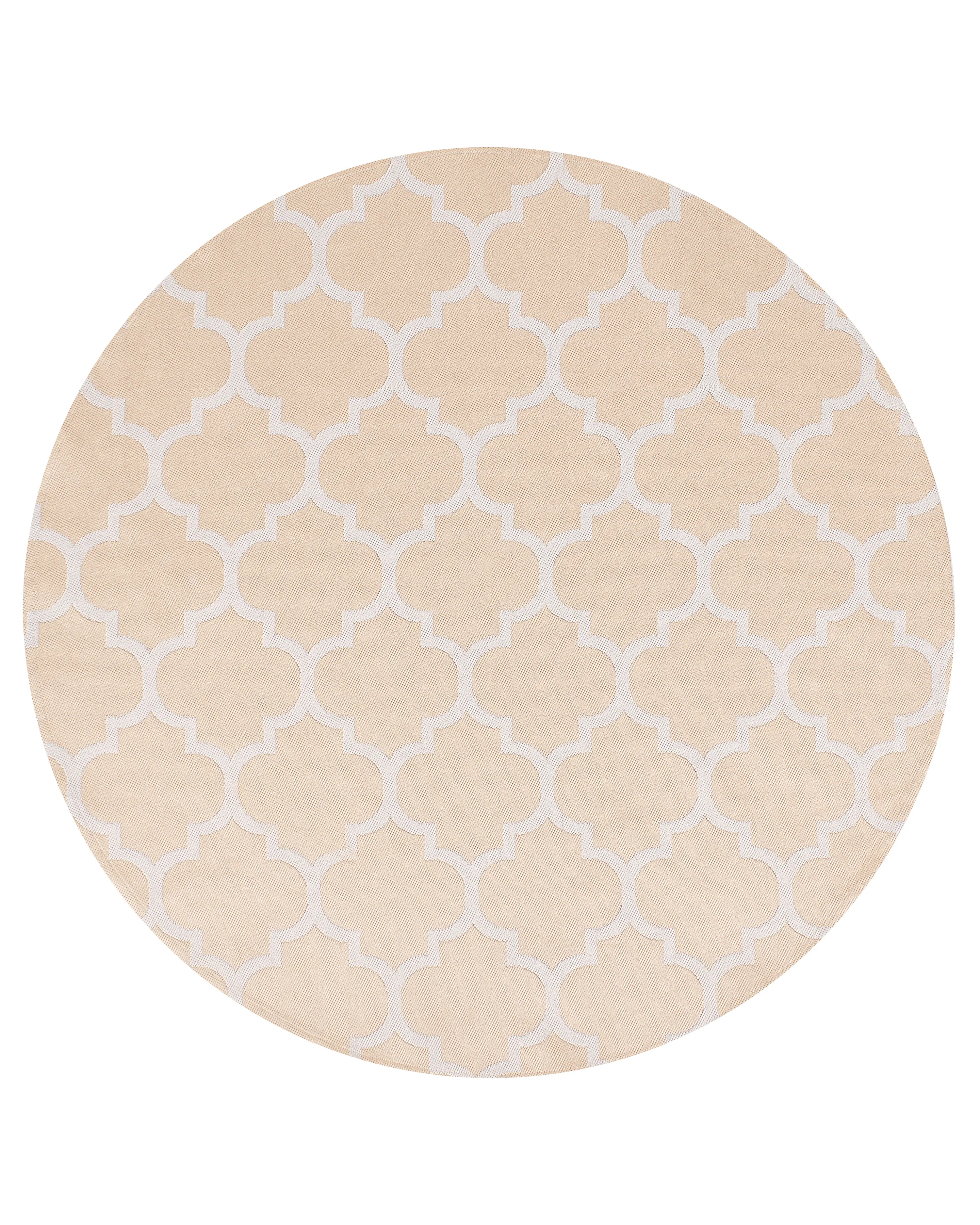 Outdoor Rug MOSORE Beige ? 120 cm