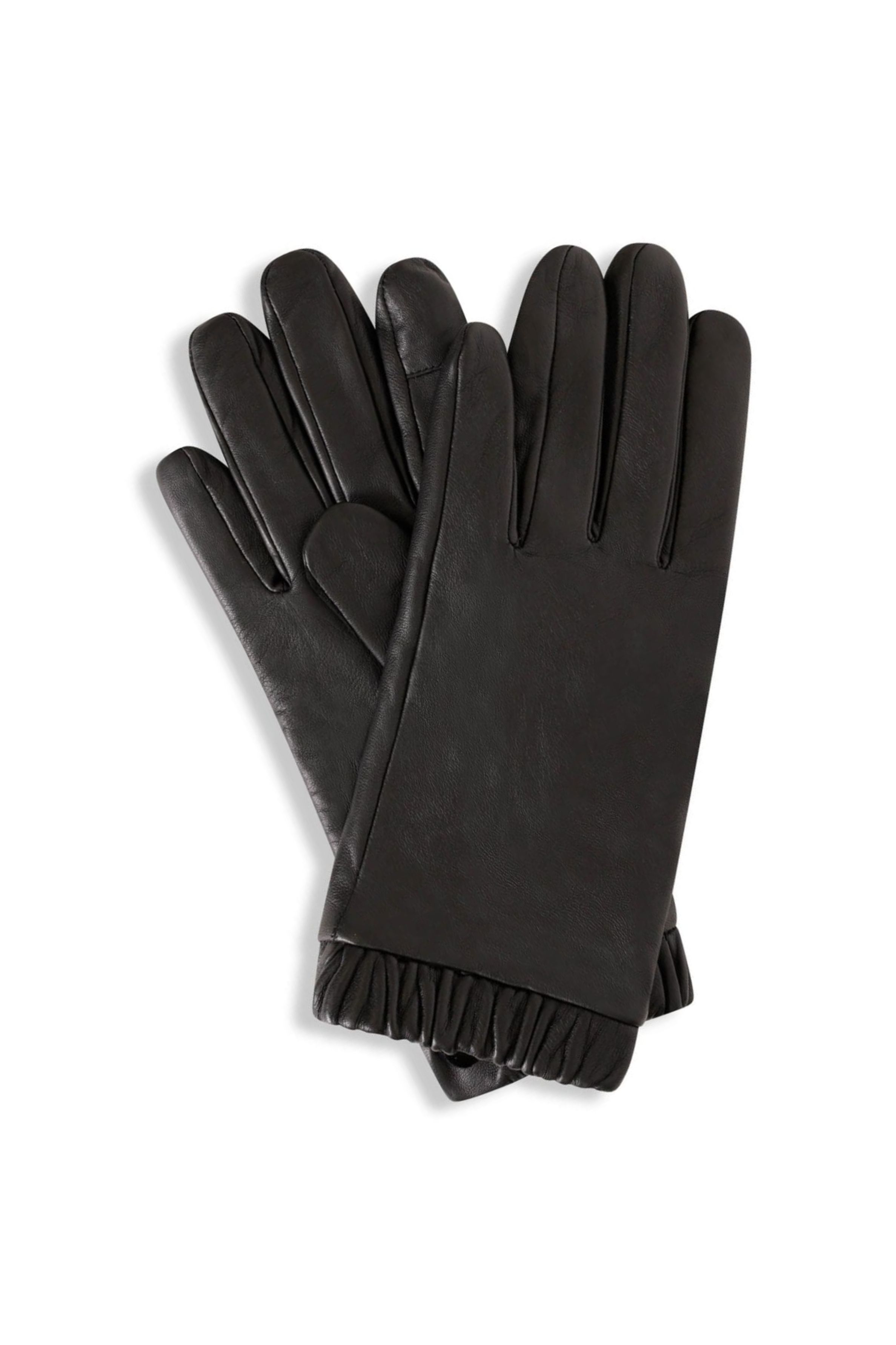 Barneys Originals Gift Boxed Black Real Leather Gloves