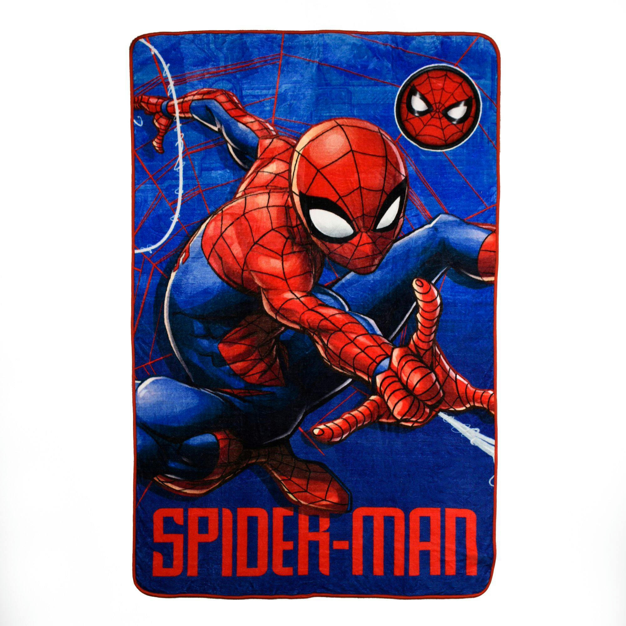 Nemcor Marvel Spider-Man Oversized Fleece Blanket, 60 x 90-in