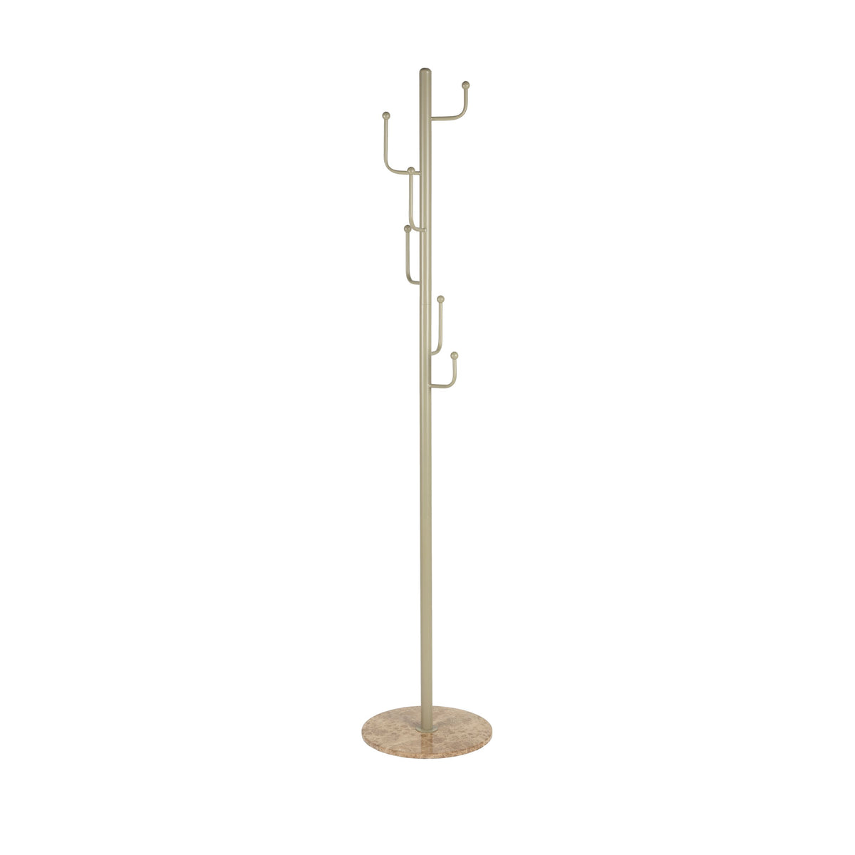 Housecraft Living Baz staande kapstok met voet van marmer Beige