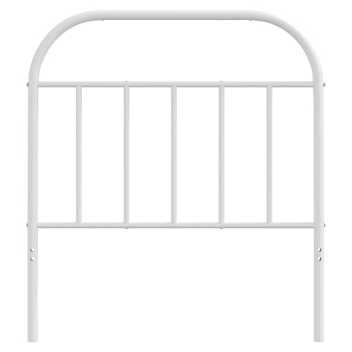 NNEVL Metal Headboard White 90 cm