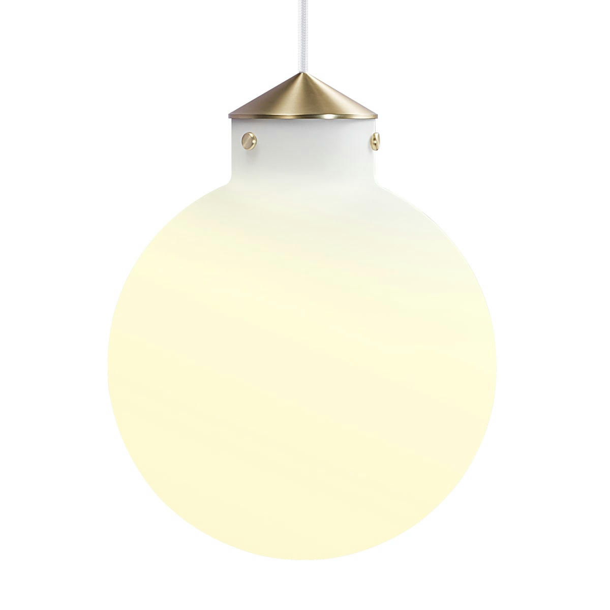 RAITO - Suspension en verre blanc