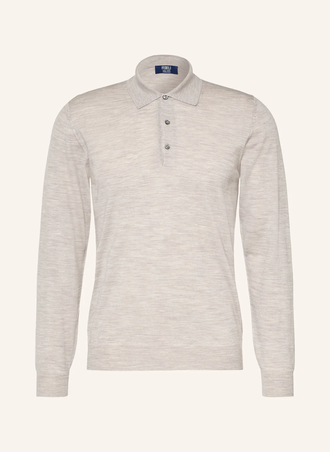 FEDELI Strick-Poloshirt