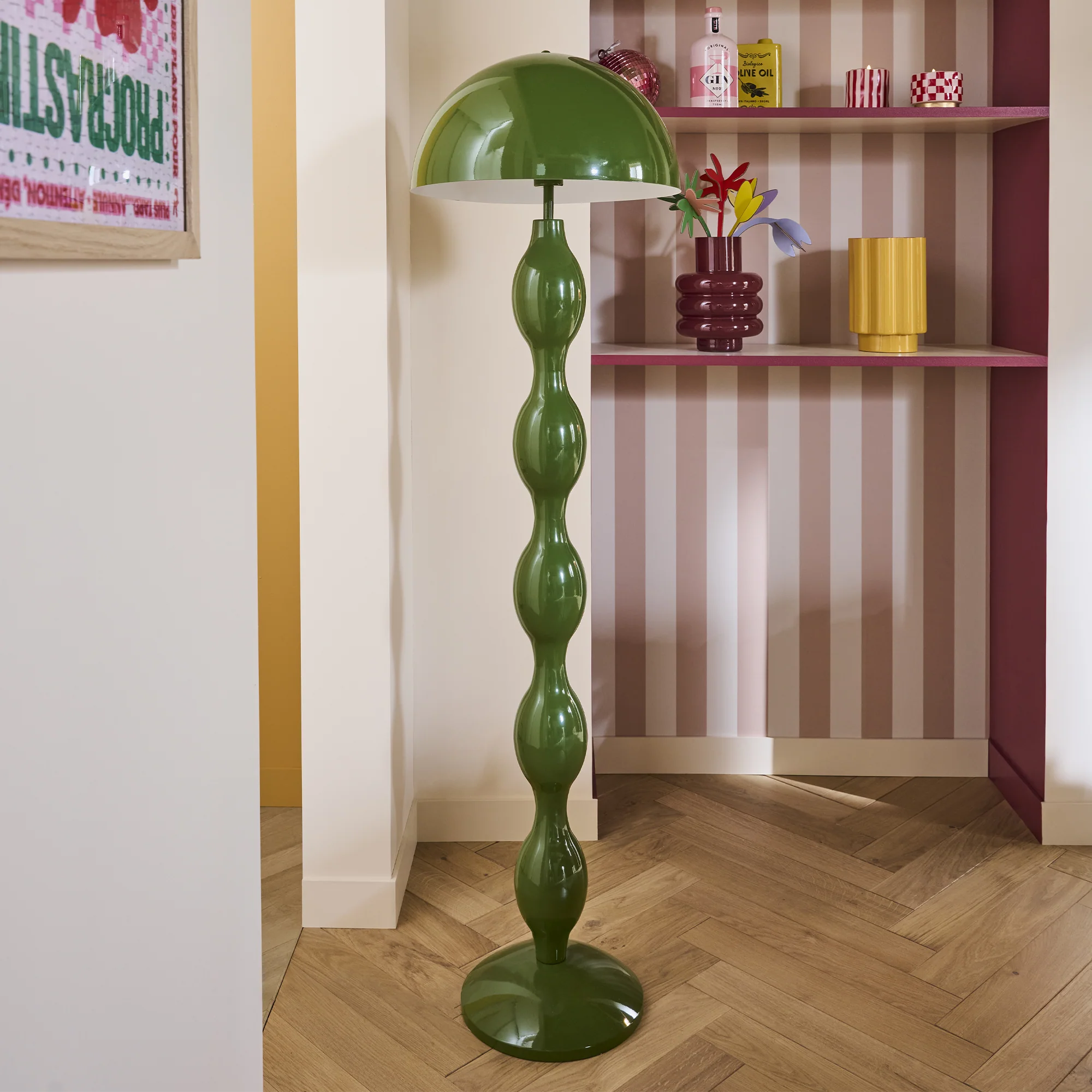 Opjet Lampadaire NINI coloris kaki