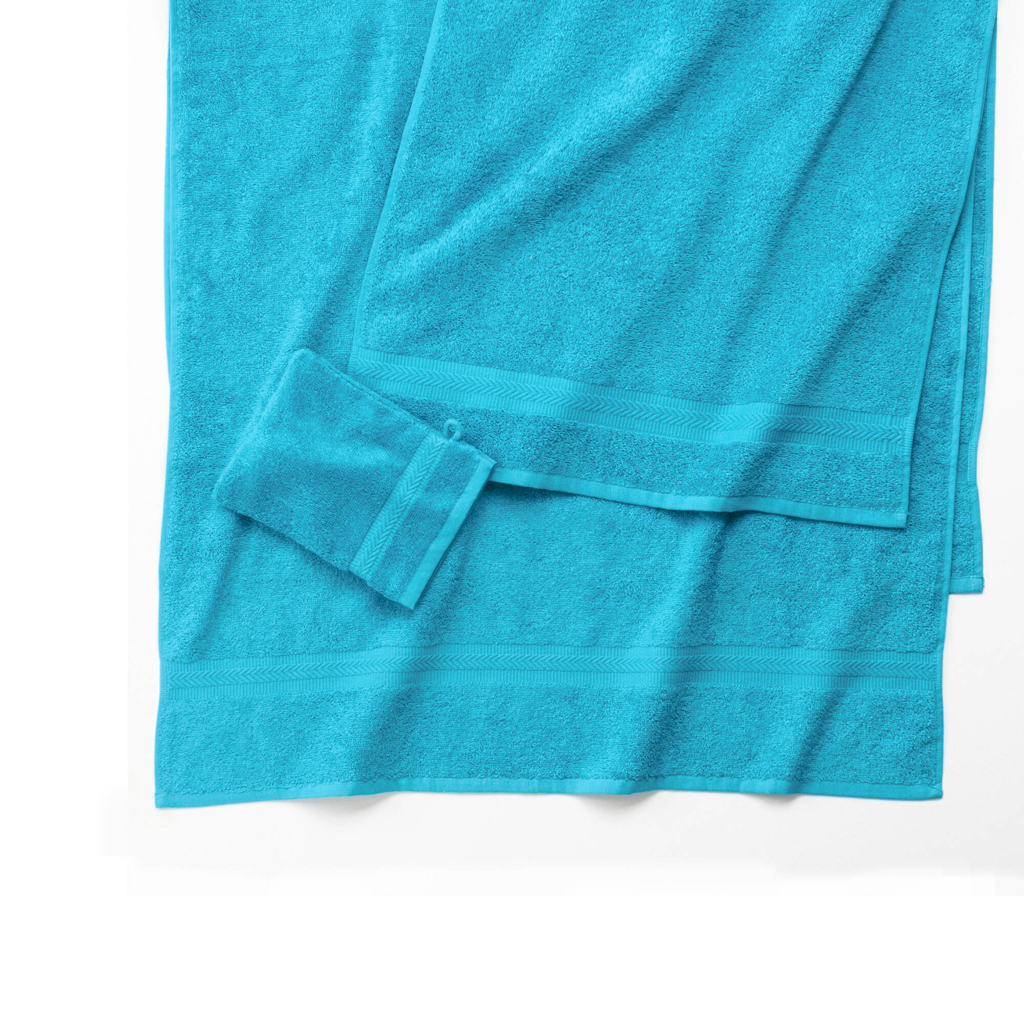 Collection serviettes de bain unies 420 g/m2 confort moelleux
