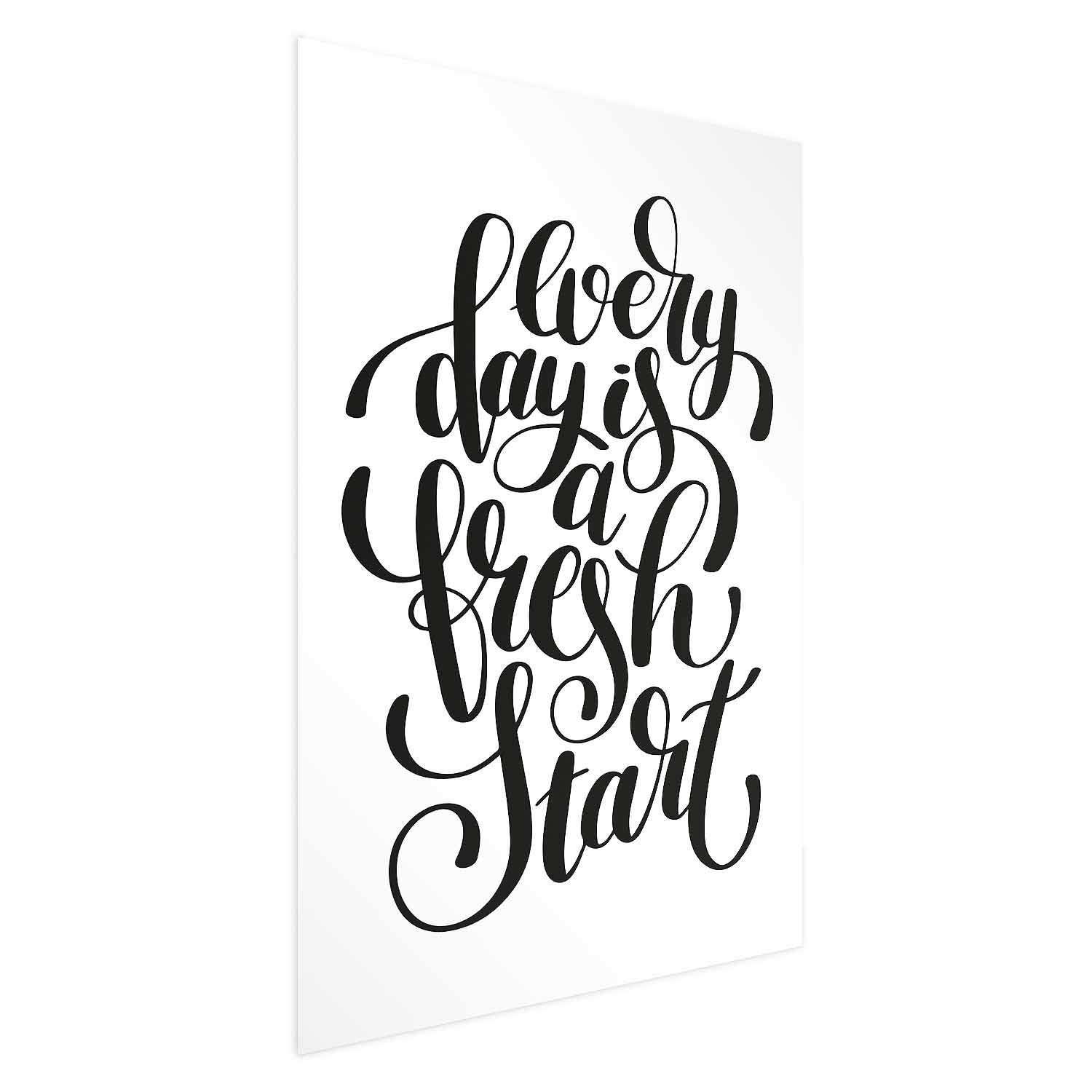 Plakat Fresh start 21x30 cm