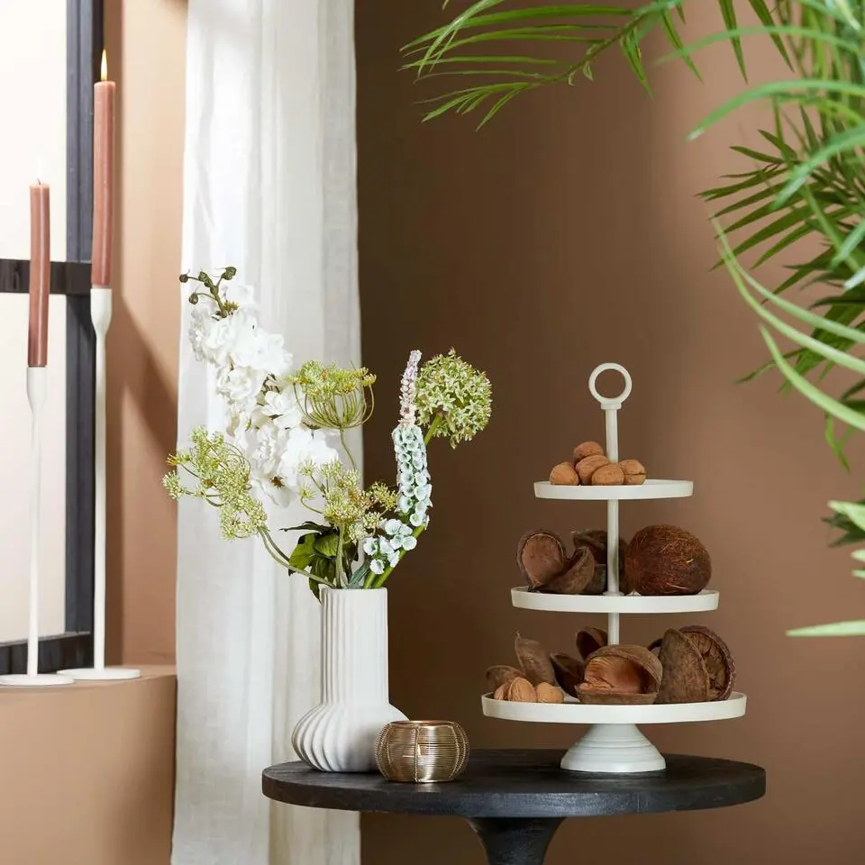 Etag&egrave;re Marozu - Cr&egrave;me - 3 Laags