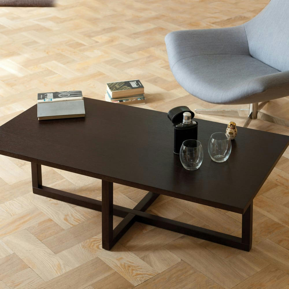 BEXLEYHEATH - Table basse en bois foncé