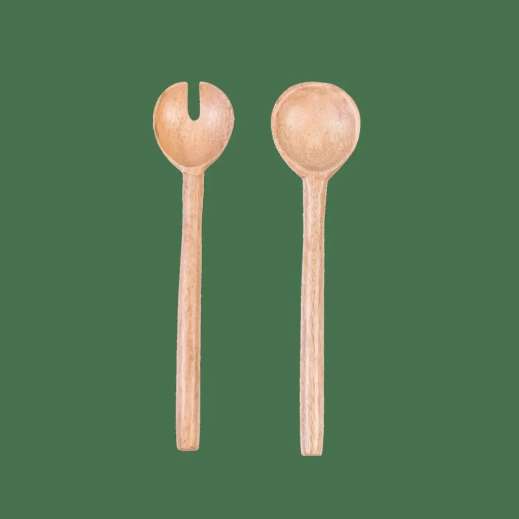 Couverts À Salade^CASA PURE LUXURY Set à Servir Naturel