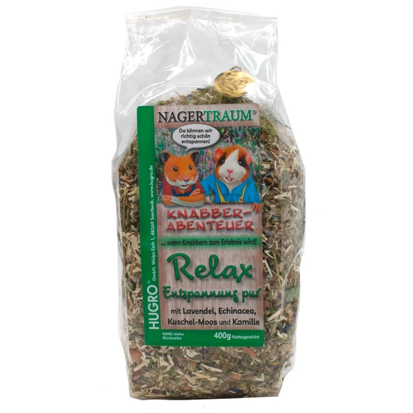Nager-Knabberstreu »Relax«, 400 g,verschiedene Kräuter/Blüten