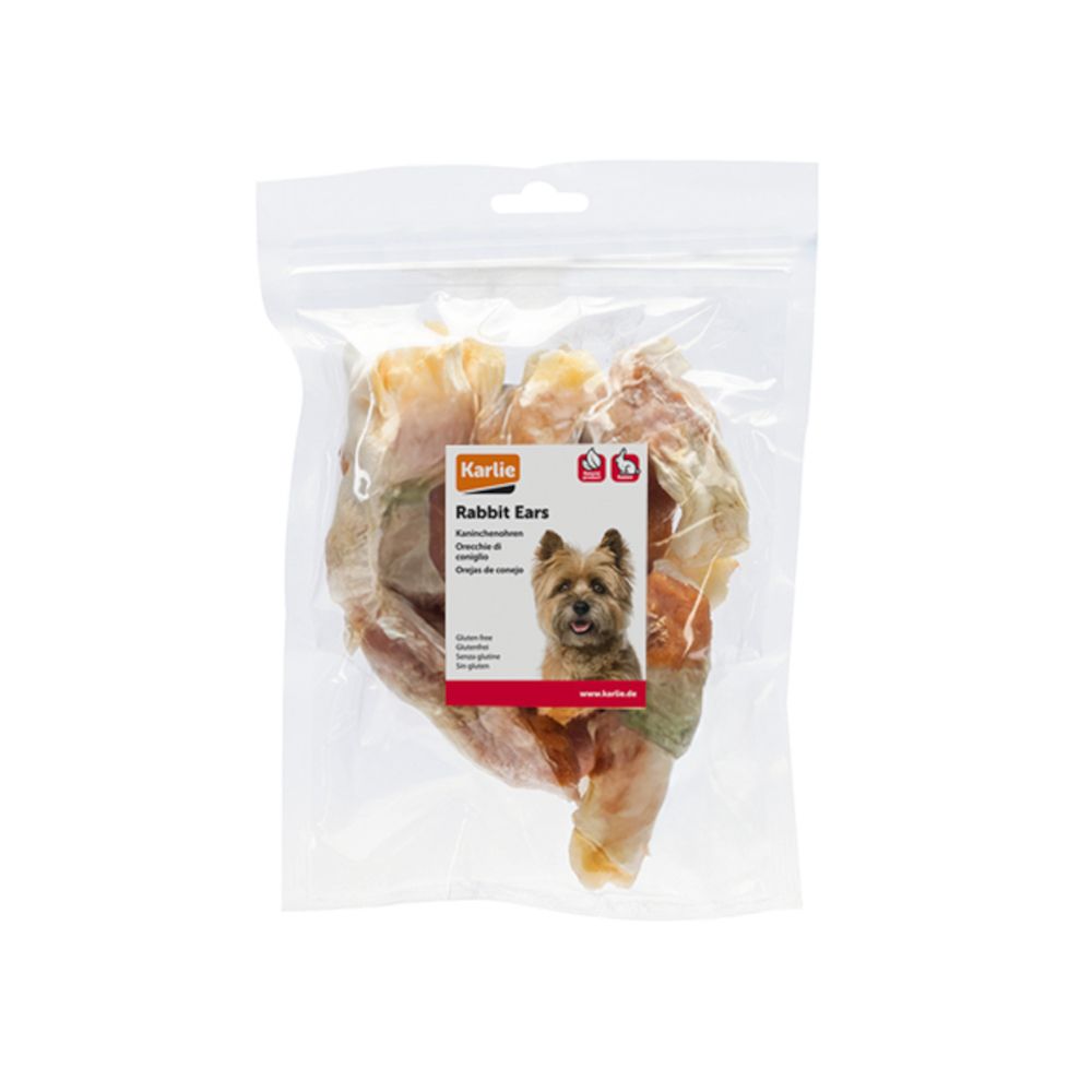 beeztees Dried Rabbit Ears with Chicken