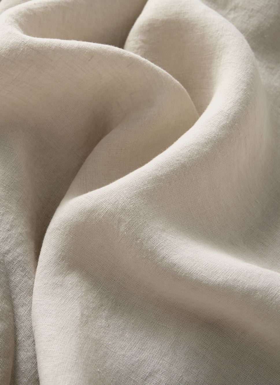 DRAP HOUSSE EN LIN LAVÉ UNI 165GR ARGILE