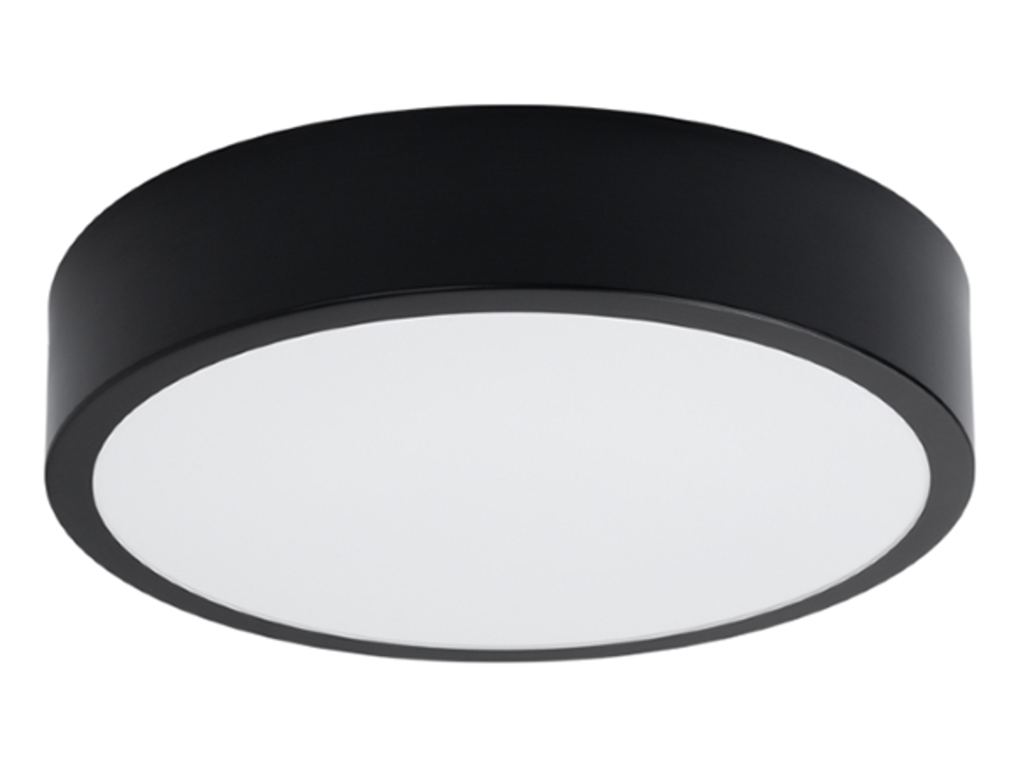 Plafon Onyx LED 30 cm aluminiowy czarny