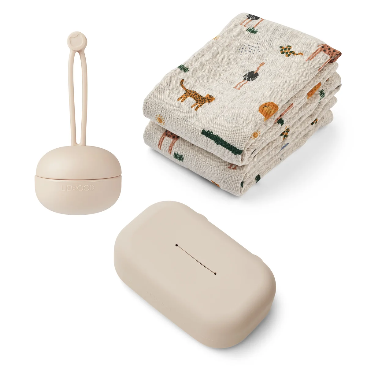 LIEWOOD - Baby Geschenkset, cream (4 tlg.)