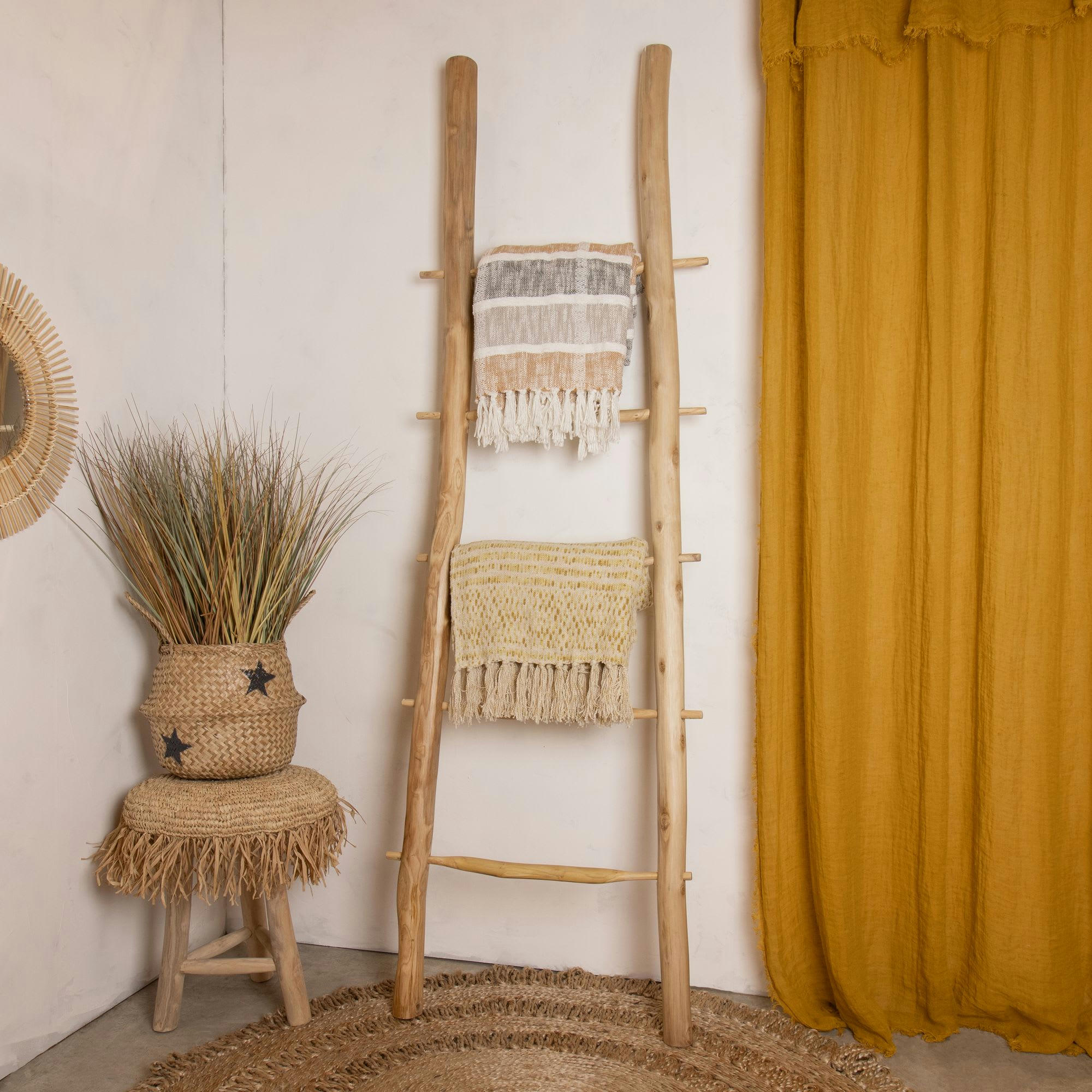 - Échelle en teck démontable h200cm