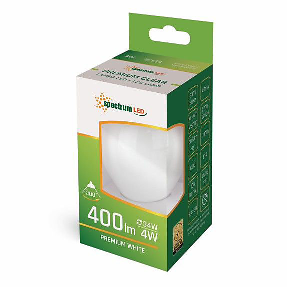 AMPOULE LED 4W CHAUDE E27 230V WOJ 14074
