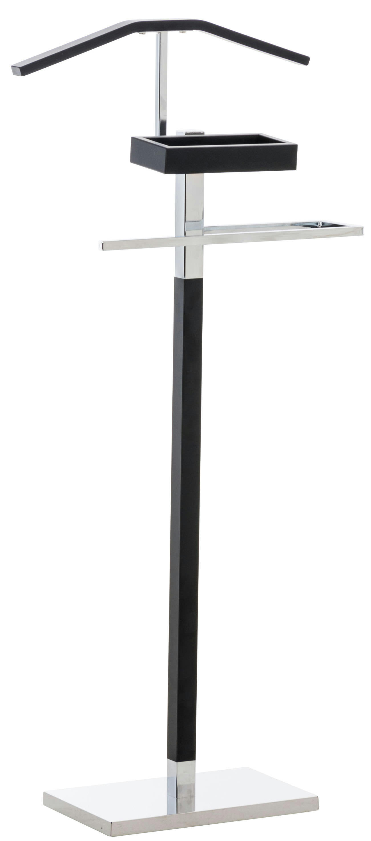 BRAY - Valet de chambre avec cintre en métal Noir