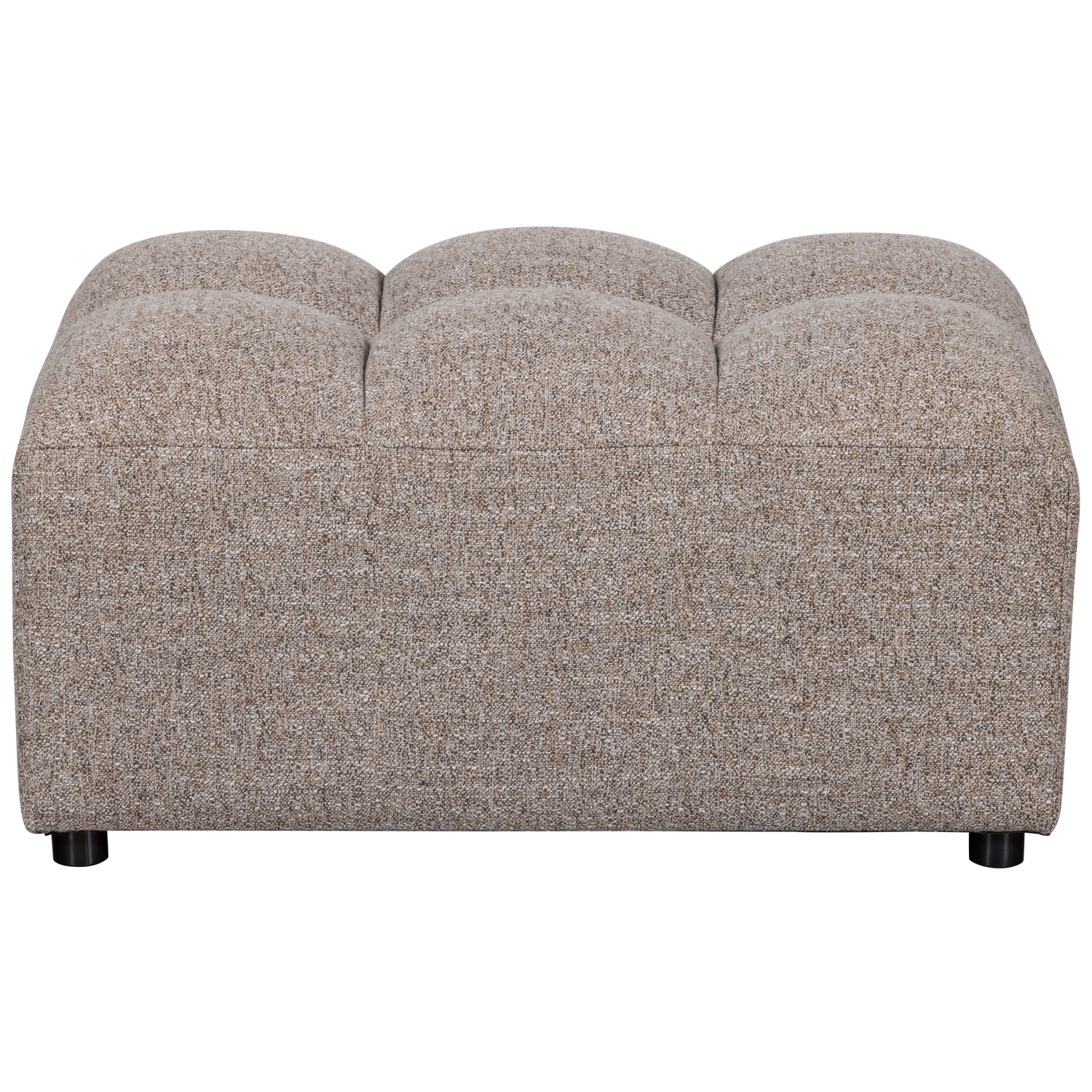WOOOD hocker Allure - Geweven Stof - Bruin Melange