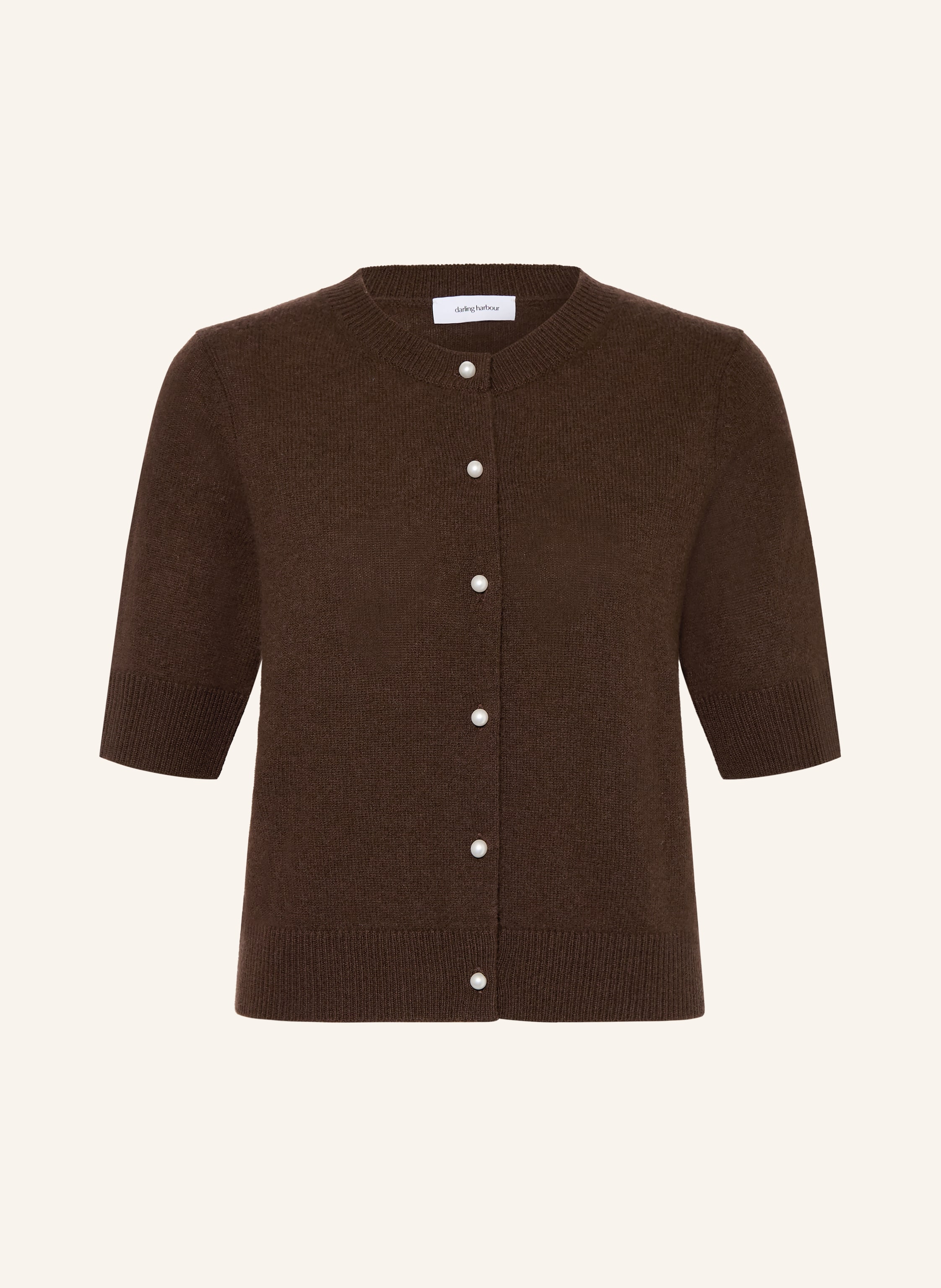 darling harbour Strickjacke mit Cashmere und 3/4-Arm