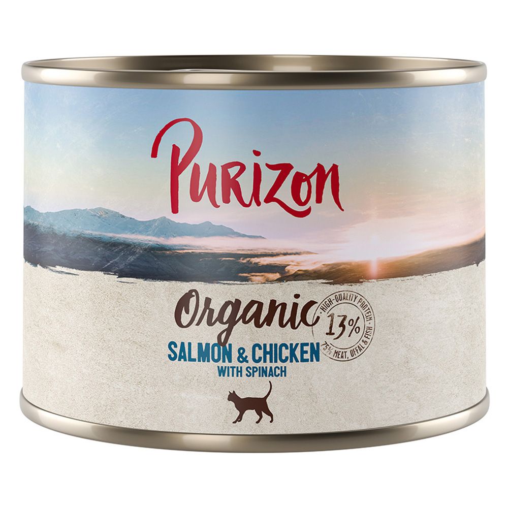 1 x 200g Purizon Organic Salmon & Chicken Wet Cat Food - Try Now!*