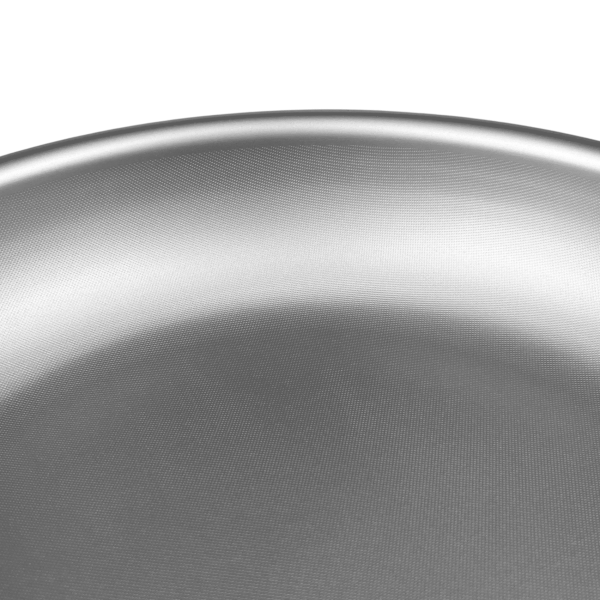 Profesjonalna patelnia stalowa Amitsu 28 cm z pokrywką Na indukcje Na gaz