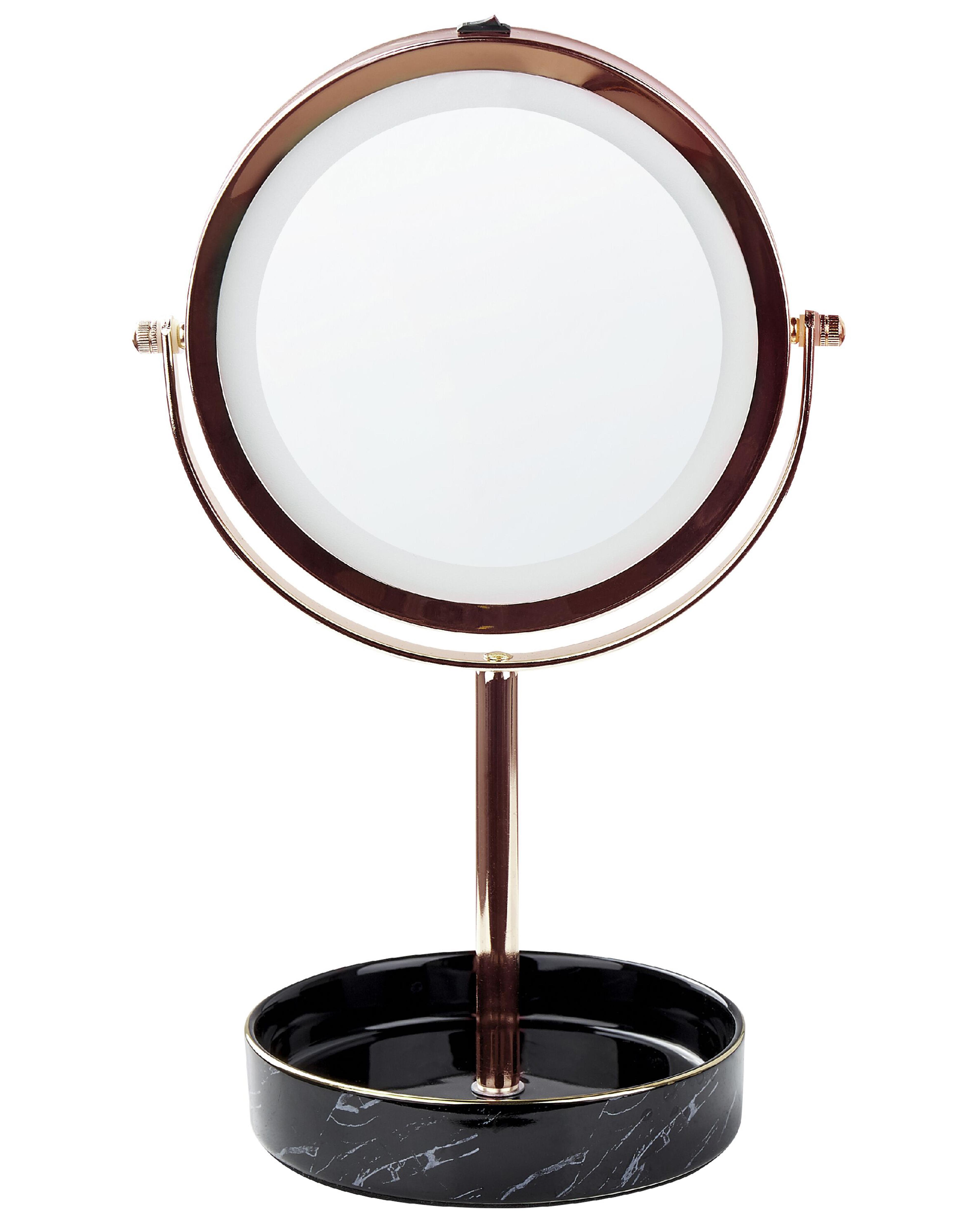 Makeup Mirror LED SAVOIE Rose Gold