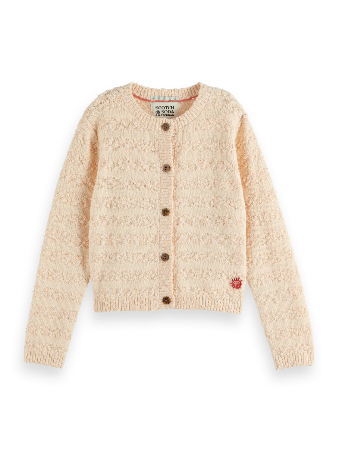 Girls' Boucle Cardigan