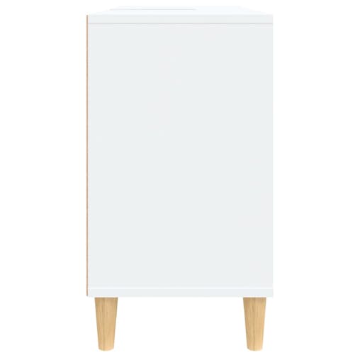 NNEVL Sink Cabinet White 80x33x60 cm Engineered Wood