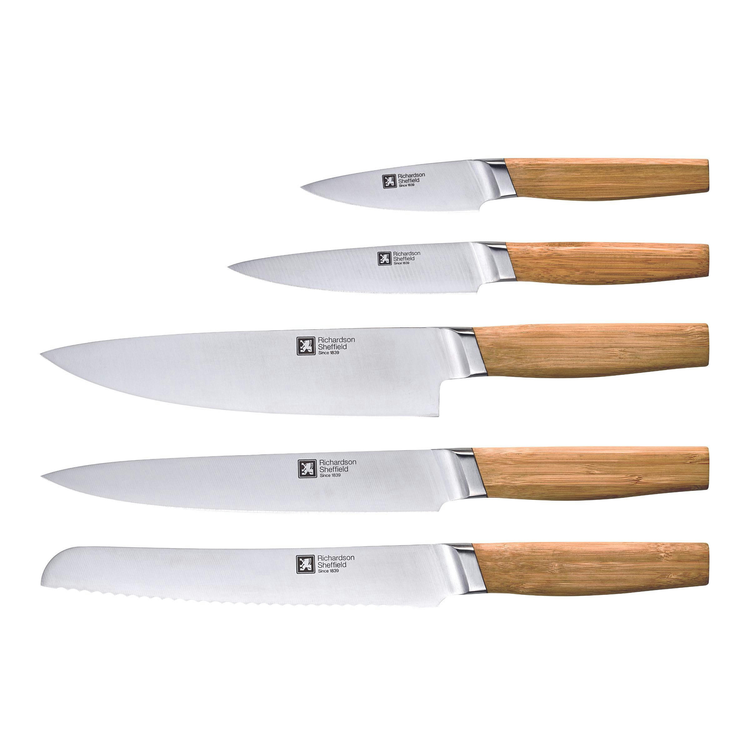 NOMAD - Bloc couteau cuisine en Bambou Bois