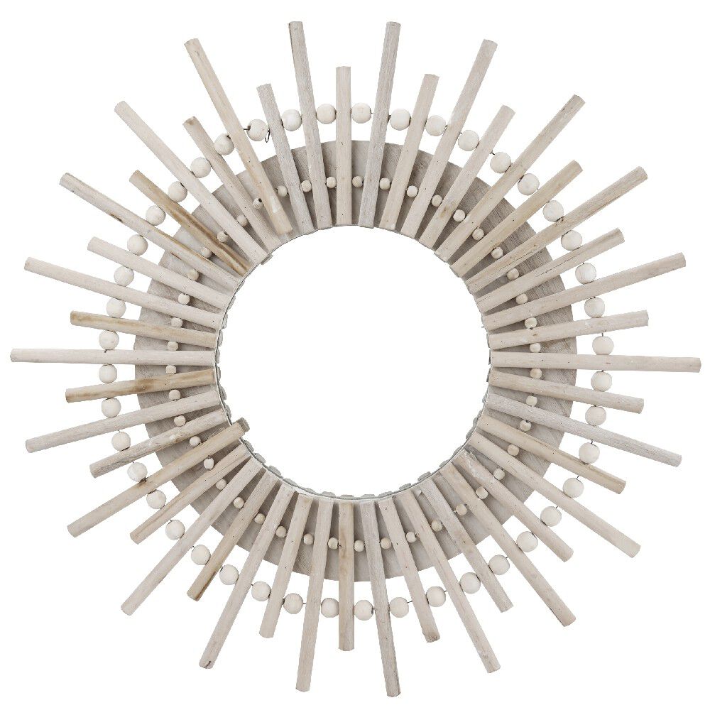 Miroir soleil en bois collection Serenity
