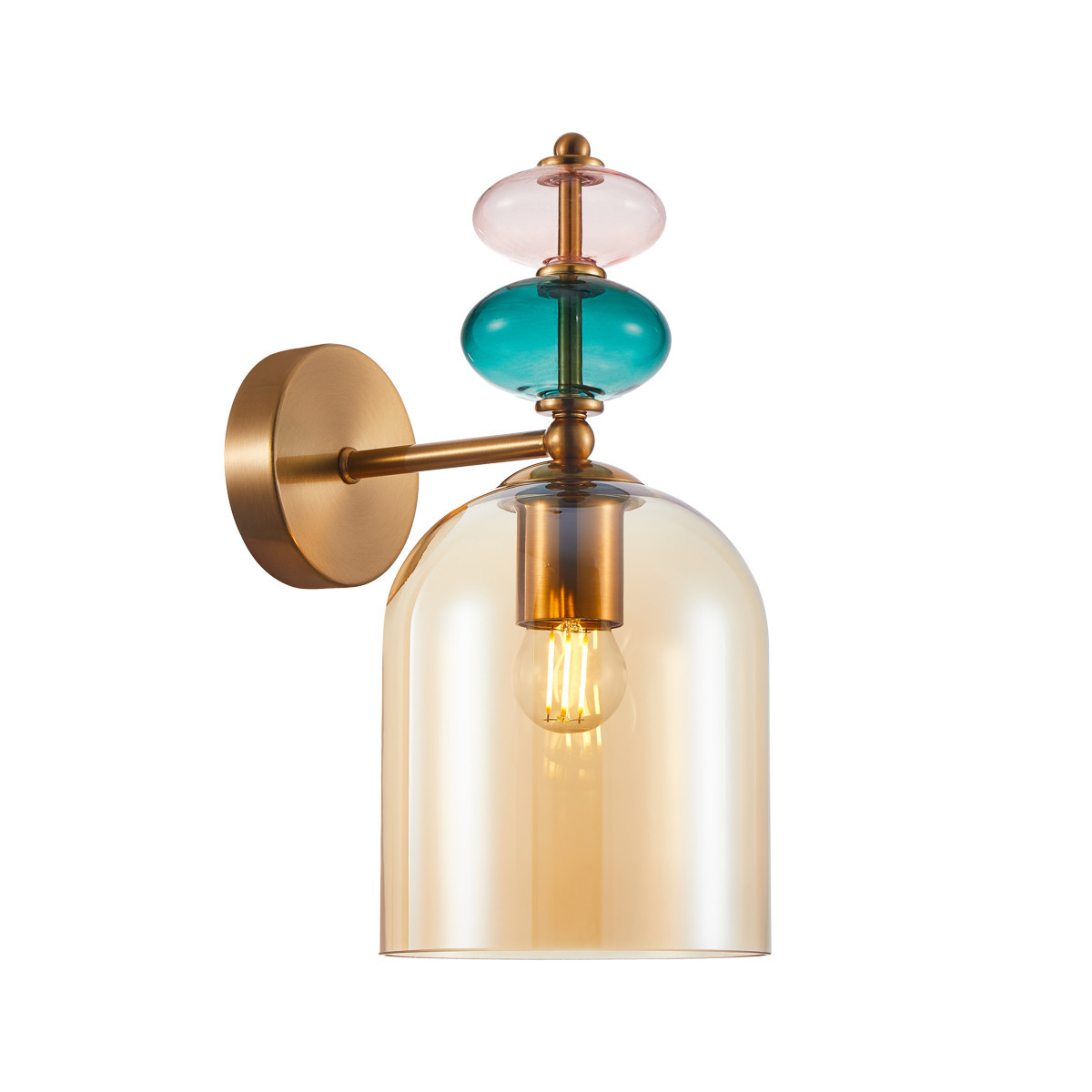 Kinkiet wielokolorowy BUSCO 1xE27x40W wym:34x14,5x20cm IP20 Italux