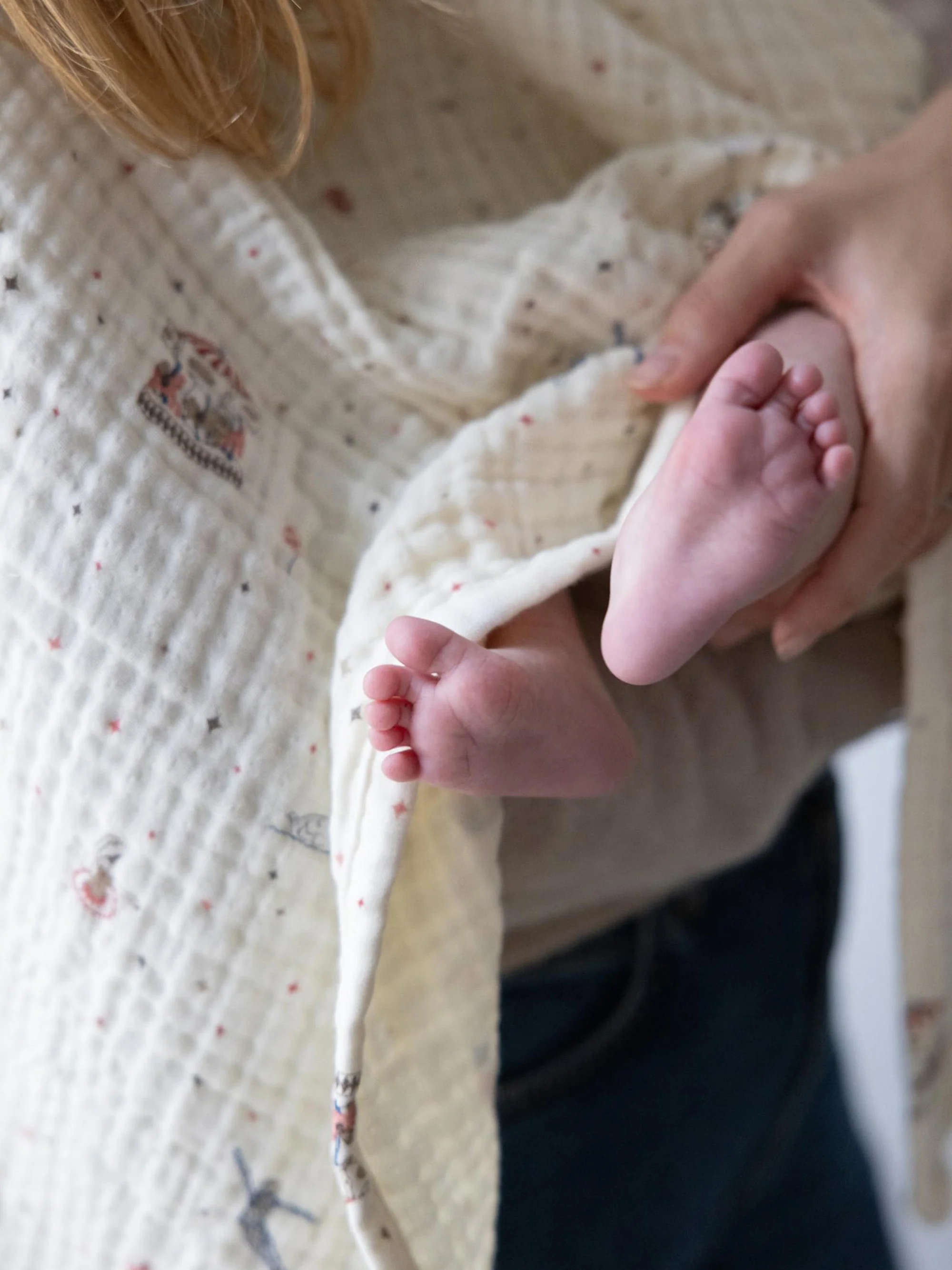 Babydecke Carousel aus Bio-Baumwolle